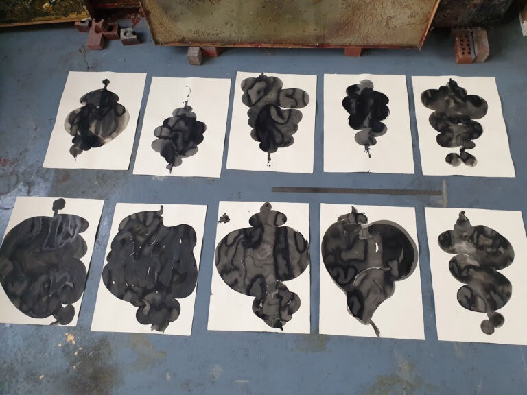 Component. From the 'Components' series of ink drawings on 300 gsm Somerset paper. 'Components' is part of the 'The Machine' series project.