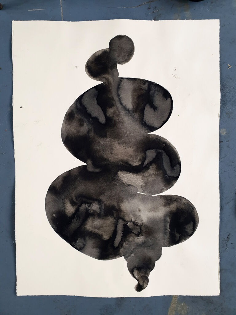 Component. From the 'Components' series of ink drawings on 300 gsm Somerset paper. 'Components' is part of the 'The Machine' series project.