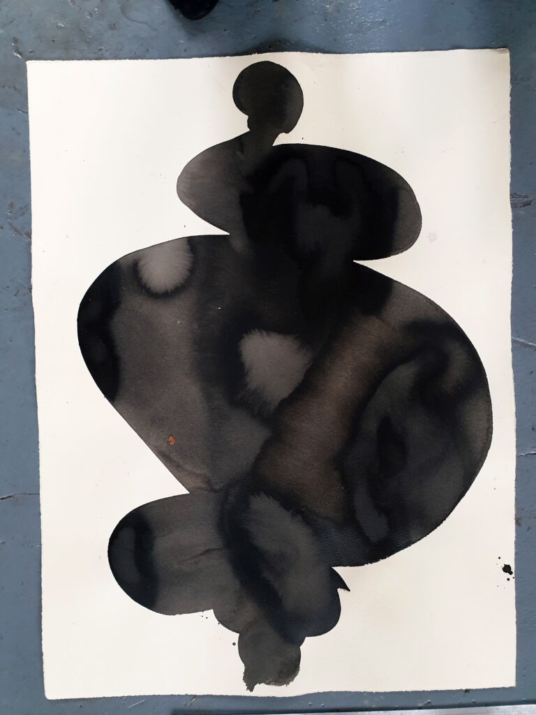 Component. From the 'Components' series of ink drawings on 300 gsm Somerset paper. 'Components' is part of the 'The Machine' series project.