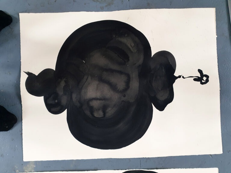 Component. From the 'Components' series of ink drawings on 300 gsm Somerset paper. 'Components' is part of the 'The Machine' series project.