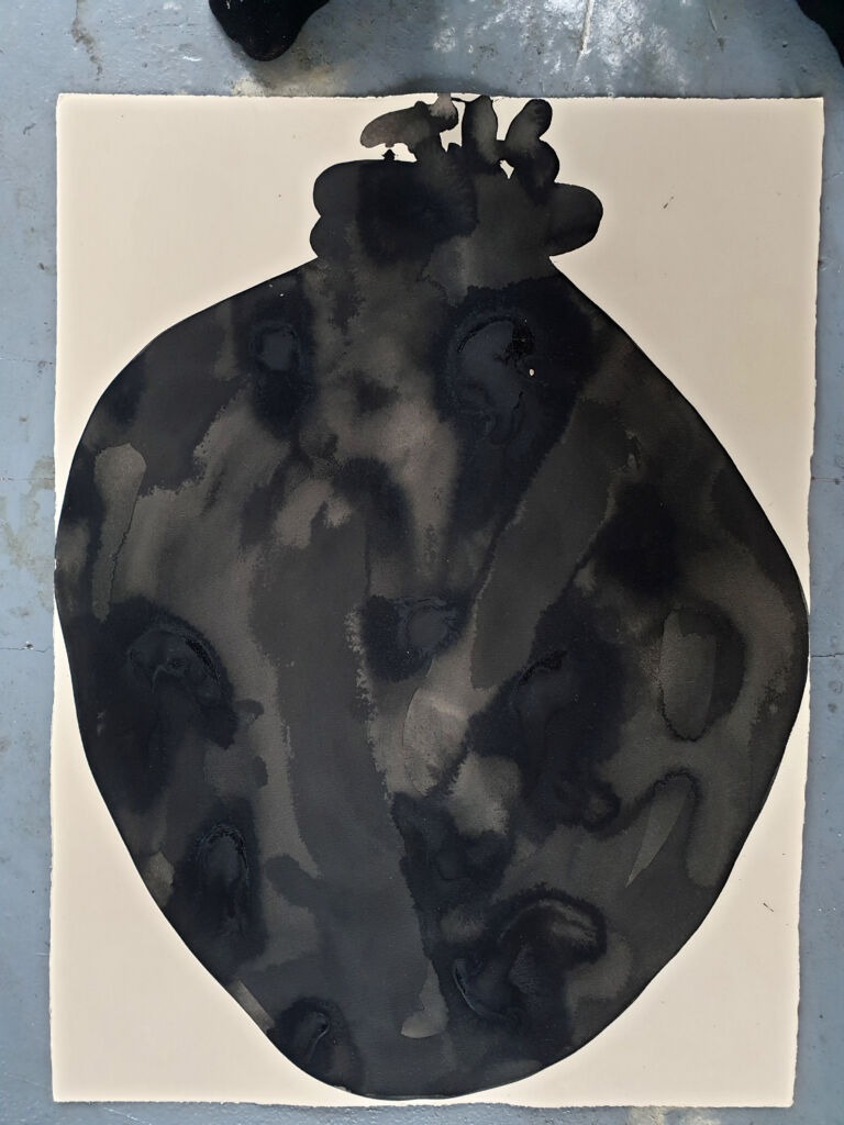 Component. From the 'Components' series of ink drawings on 300 gsm Somerset paper. 'Components' is part of the 'The Machine' series project.