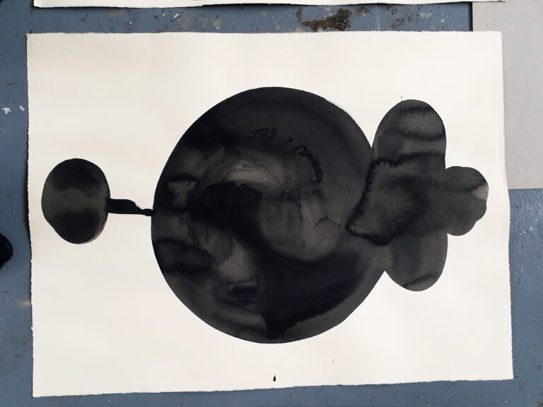 Component. From the 'Components' series of ink drawings on 300 gsm Somerset paper. 'Components' is part of the 'The Machine' series project.