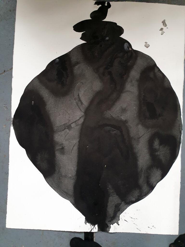 Component. From the 'Components' series of ink drawings on 300 gsm Somerset paper. 'Components' is part of the 'The Machine' series project.