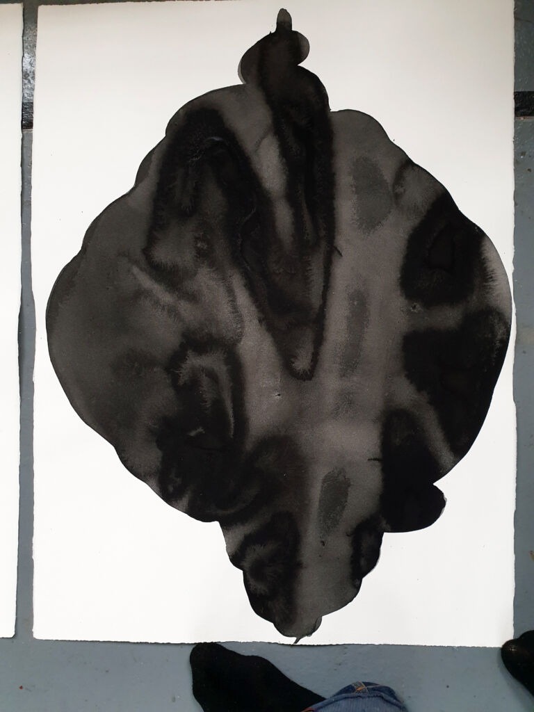 Component. From the 'Components' series of ink drawings on 300 gsm Somerset paper. 'Components' is part of the 'The Machine' series project.