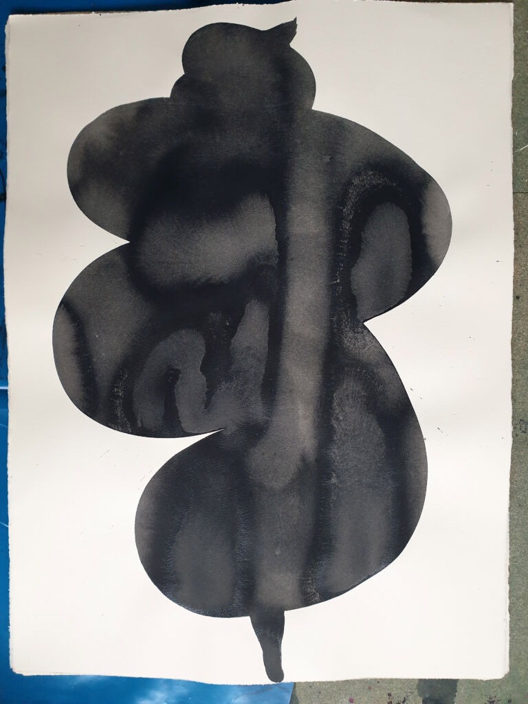 Component. From the 'Components' series of ink drawings on 300 gsm Somerset paper. 'Components' is part of the 'The Machine' series project.