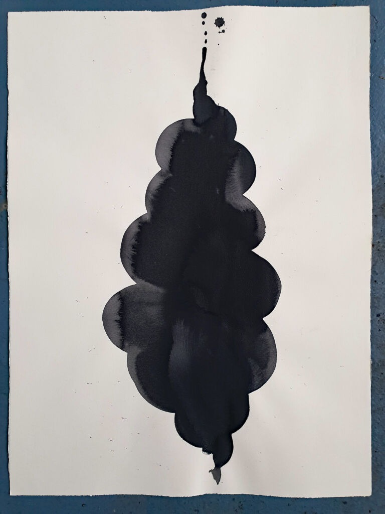 Component. From the 'Components' series of ink drawings on 300 gsm Somerset paper. 'Components' is part of the 'The Machine' series project.