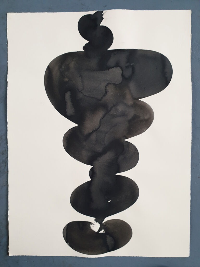 Component. From the 'Components' series of ink drawings on 300 gsm Somerset paper. 'Components' is part of the 'The Machine' series project.