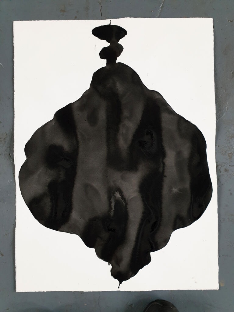 Component. From the 'Components' series of ink drawings on 300 gsm Somerset paper. 'Components' is part of the 'The Machine' series project.