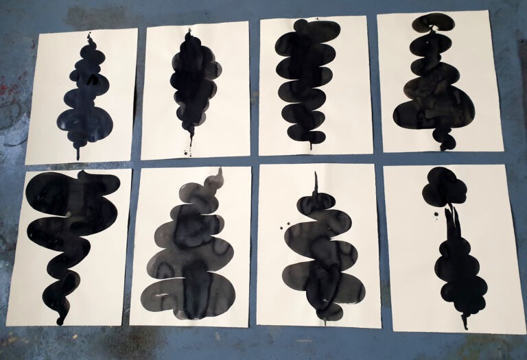 Component. From the 'Components' series of ink drawings on 300 gsm Somerset paper. 'Components' is part of the 'The Machine' series project.