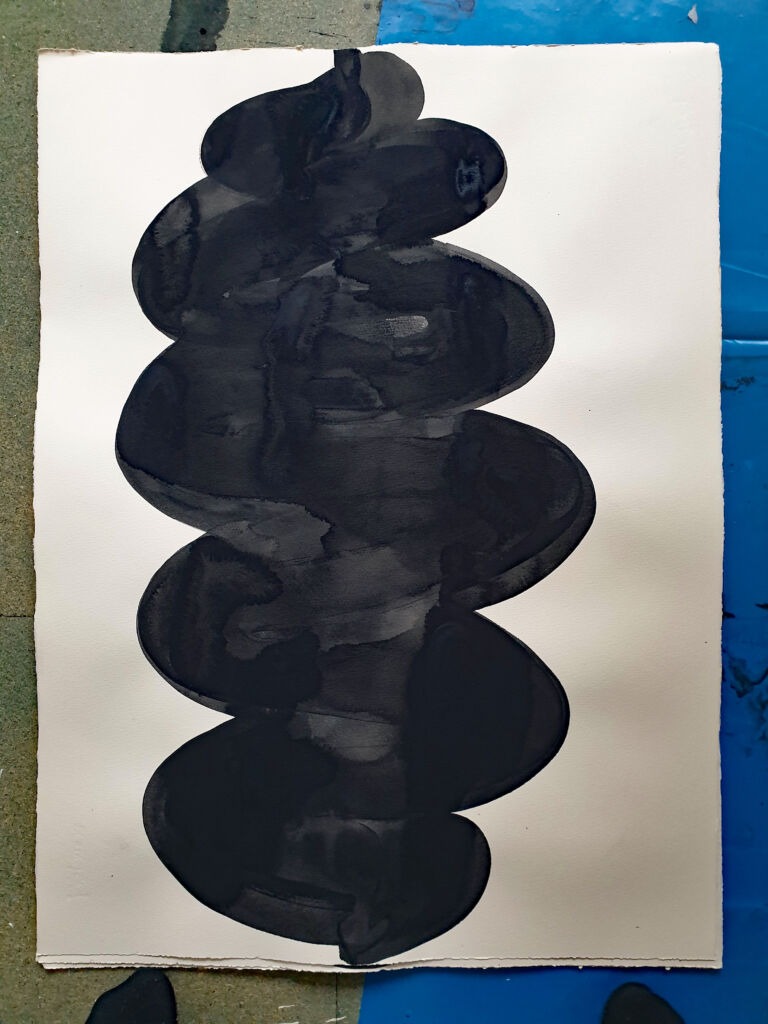 Component. From the 'Components' series of ink drawings on 300 gsm Somerset paper. 'Components' is part of the 'The Machine' series project.