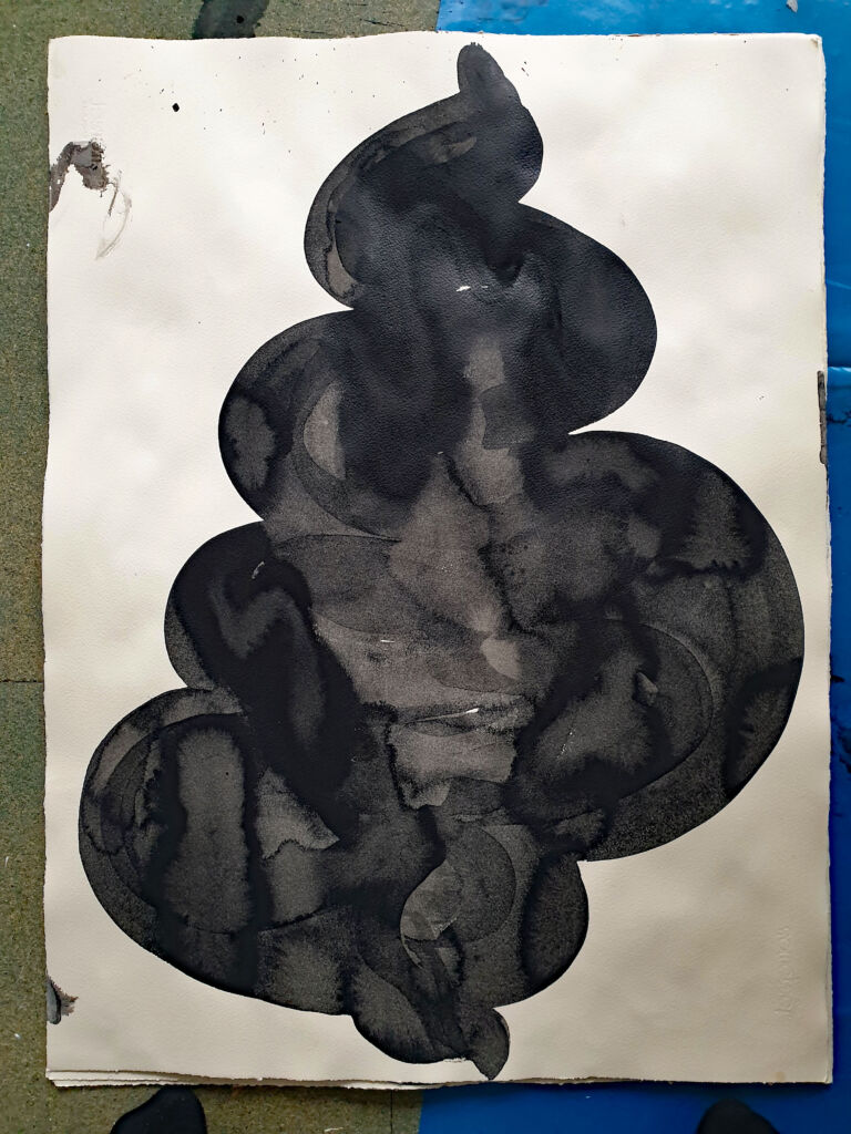 Component. From the 'Components' series of ink drawings on 300 gsm Somerset paper. 'Components' is part of the 'The Machine' series project.