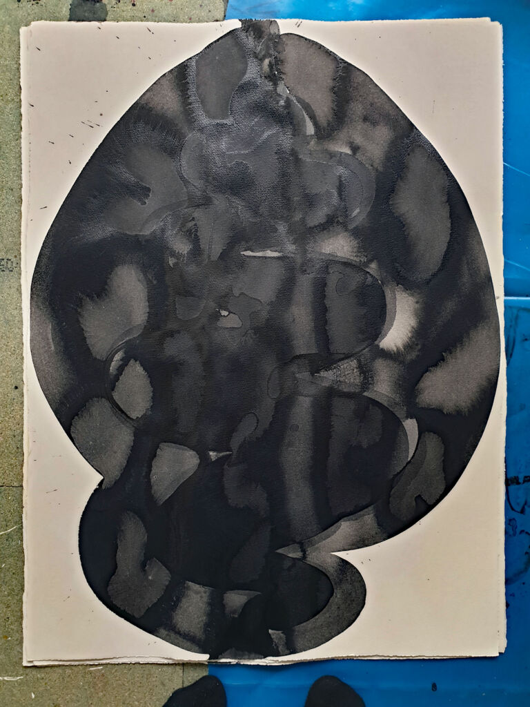 Component. From the 'Components' series of ink drawings on 300 gsm Somerset paper. 'Components' is part of the 'The Machine' series project.