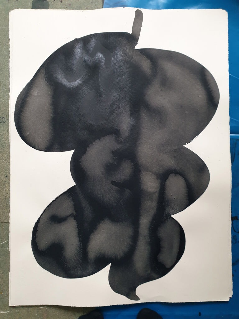 Component. From the 'Components' series of ink drawings on 300 gsm Somerset paper. 'Components' is part of the 'The Machine' series project.