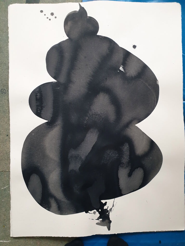 Component. From the 'Components' series of ink drawings on 300 gsm Somerset paper. 'Components' is part of the 'The Machine' series project.