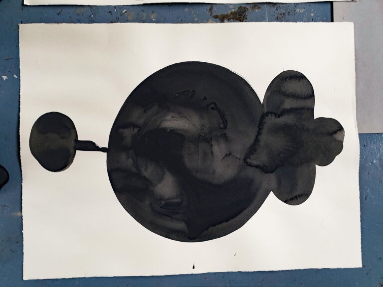 Component. From the 'Components' series of ink drawings on 300 gsm Somerset paper. 'Components' is part of the 'The Machine' series project.