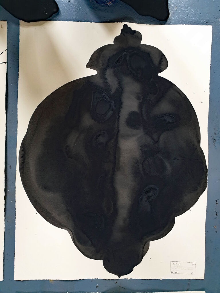 Component. From the 'Components' series of ink drawings on 300 gsm Somerset paper. 'Components' is part of the 'The Machine' series project.