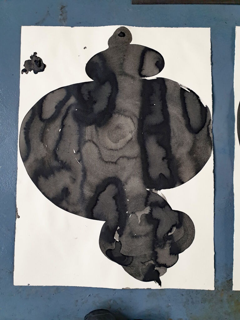 Component. From the 'Components' series of ink drawings on 300 gsm Somerset paper. 'Components' is part of the 'The Machine' series project.