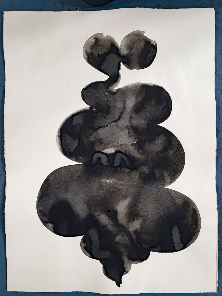 Component. From the 'Components' series of ink drawings on 300 gsm Somerset paper. 'Components' is part of the 'The Machine' series project.