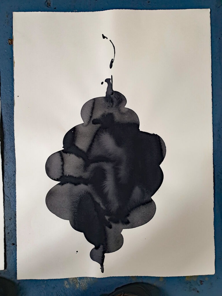 Component. From the 'Components' series of ink drawings on 300 gsm Somerset paper. 'Components' is part of the 'The Machine' series project.