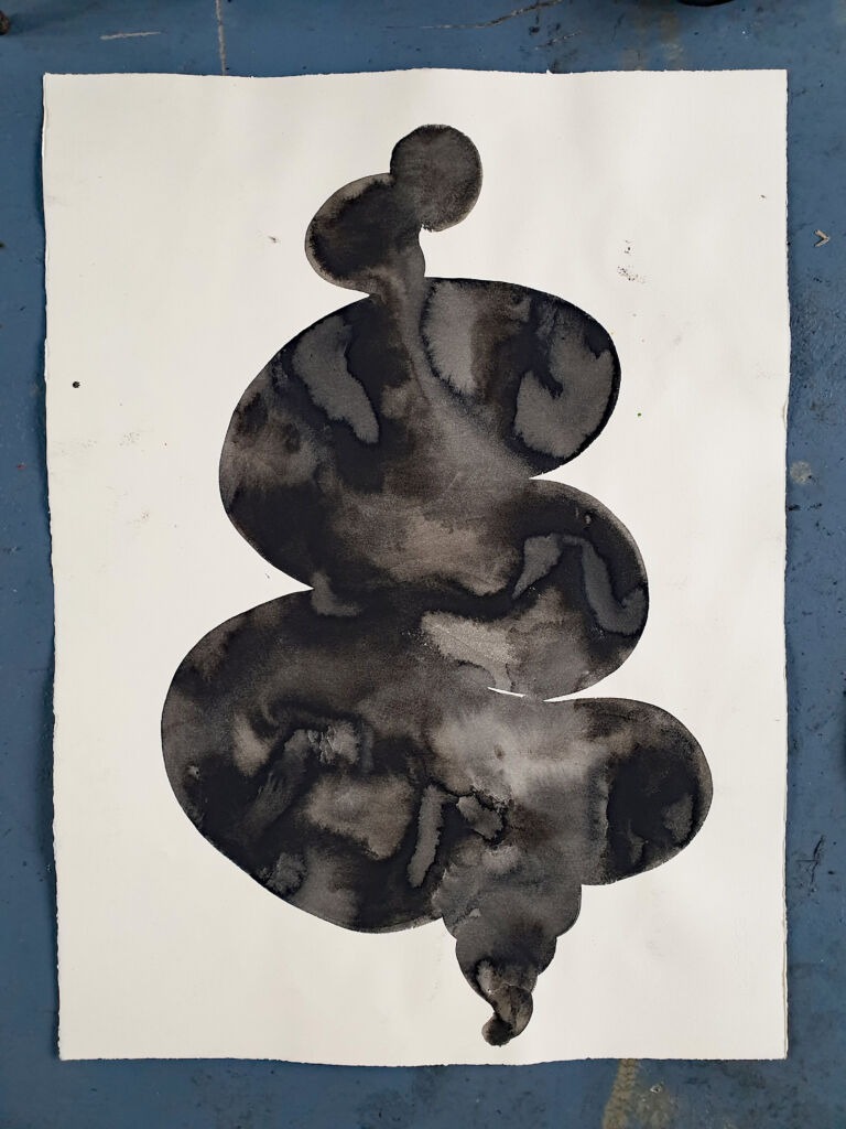 Component. From the 'Components' series of ink drawings on 300 gsm Somerset paper. 'Components' is part of the 'The Machine' series project.