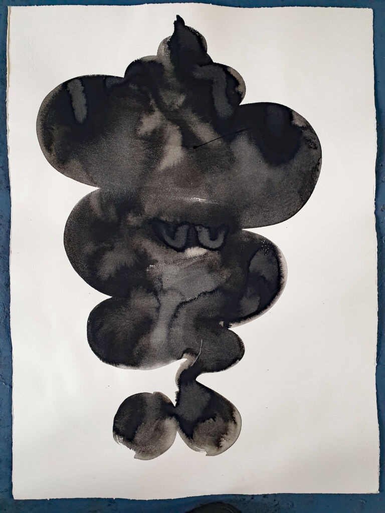 Component. From the 'Components' series of ink drawings on 300 gsm Somerset paper. 'Components' is part of the 'The Machine' series project.