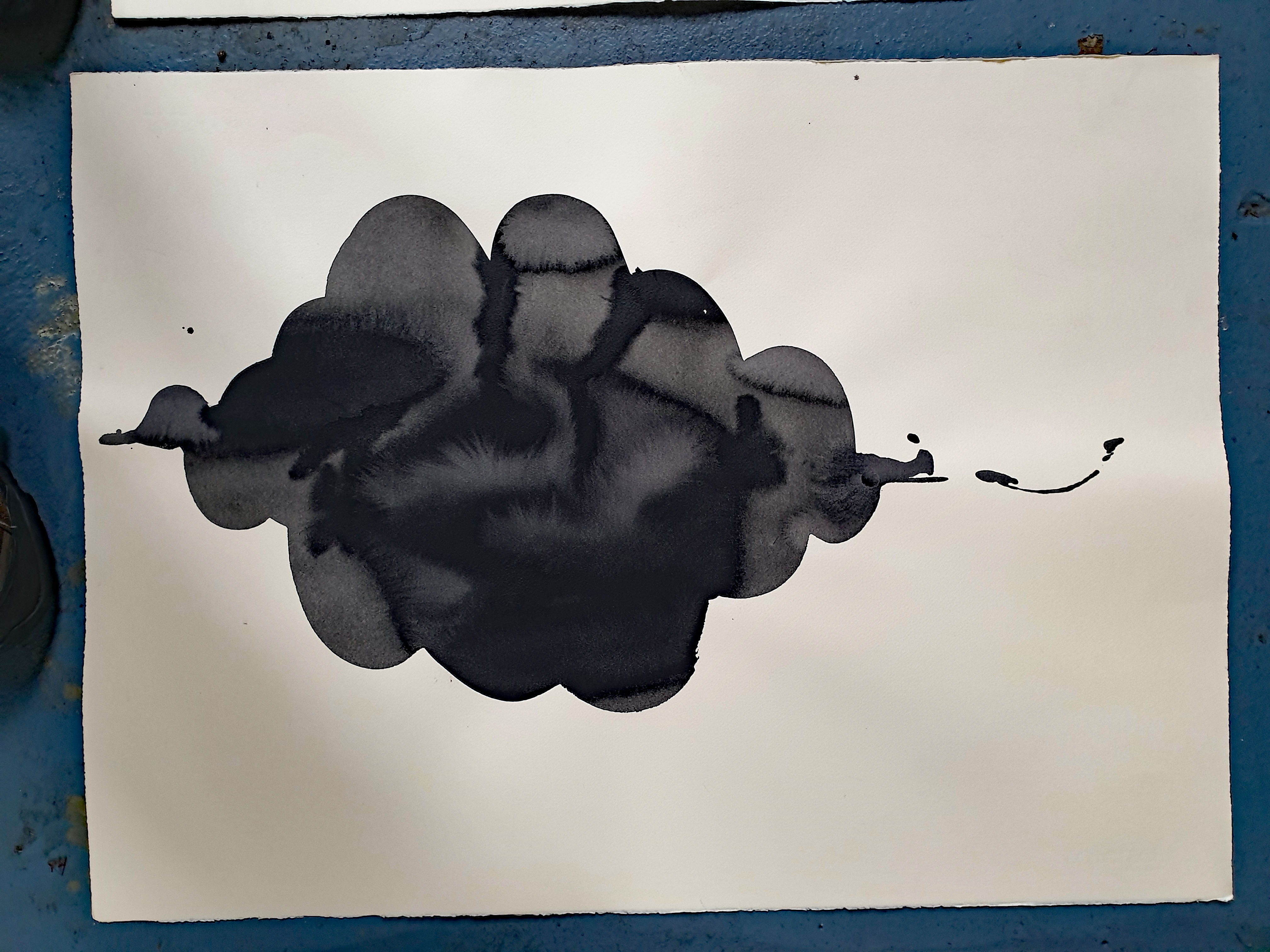 Component. From the 'Components' series of ink drawings on 300 gsm Somerset paper. 'Components' is part of the 'The Machine' series project.