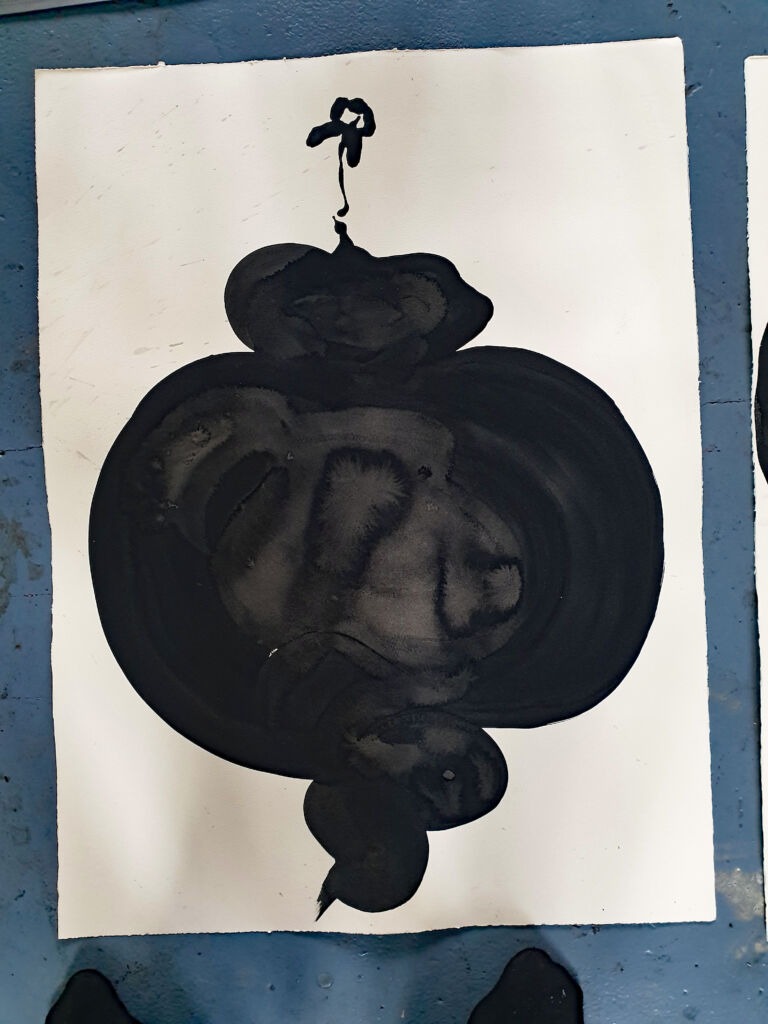 Component. From the 'Components' series of ink drawings on 300 gsm Somerset paper. 'Components' is part of the 'The Machine' series project.