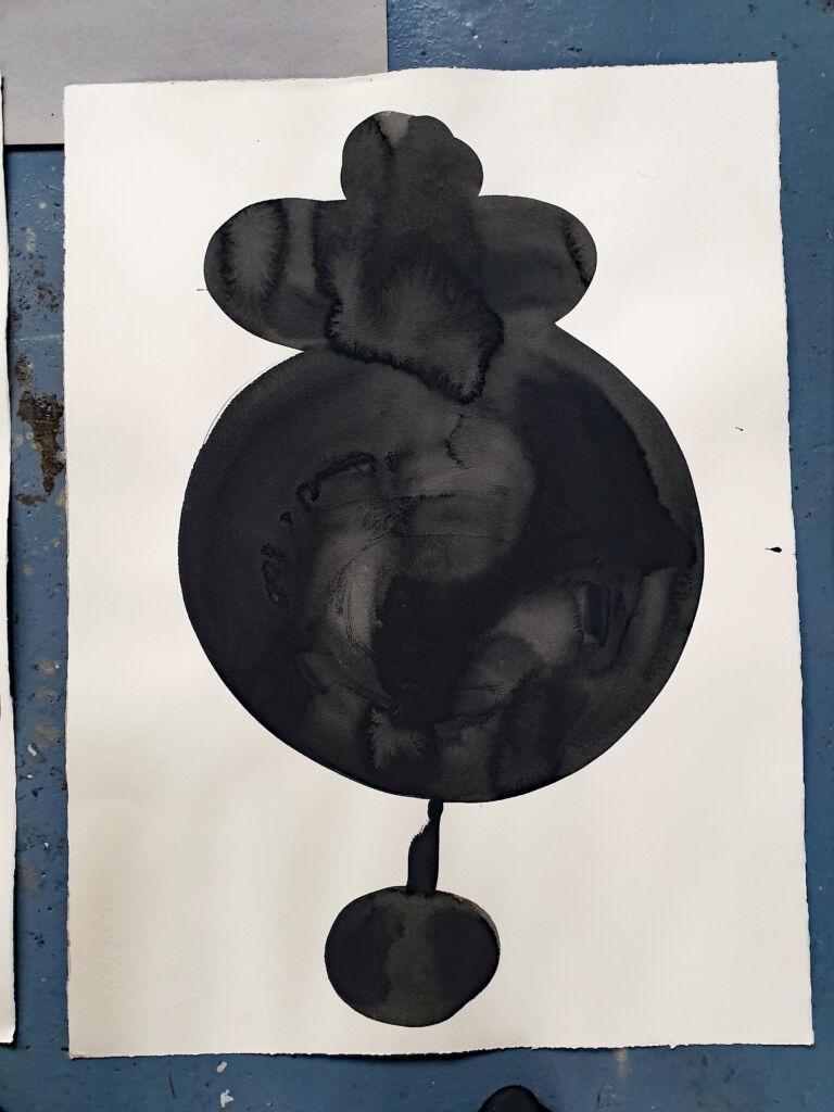 Component. From the 'Components' series of ink drawings on 300 gsm Somerset paper. 'Components' is part of the 'The Machine' series project.