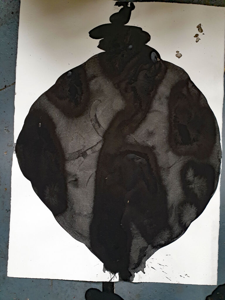 Component. From the 'Components' series of ink drawings on 300 gsm Somerset paper. 'Components' is part of the 'The Machine' series project.