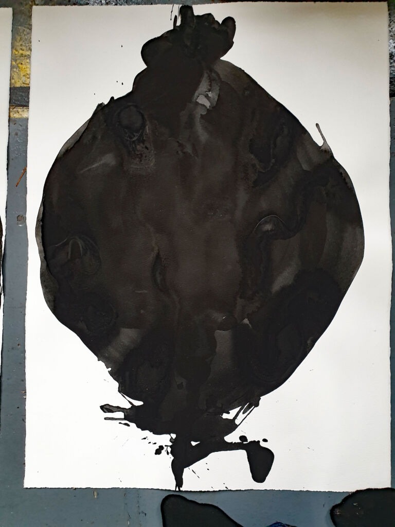 Component. From the 'Components' series of ink drawings on 300 gsm Somerset paper. 'Components' is part of the 'The Machine' series project.