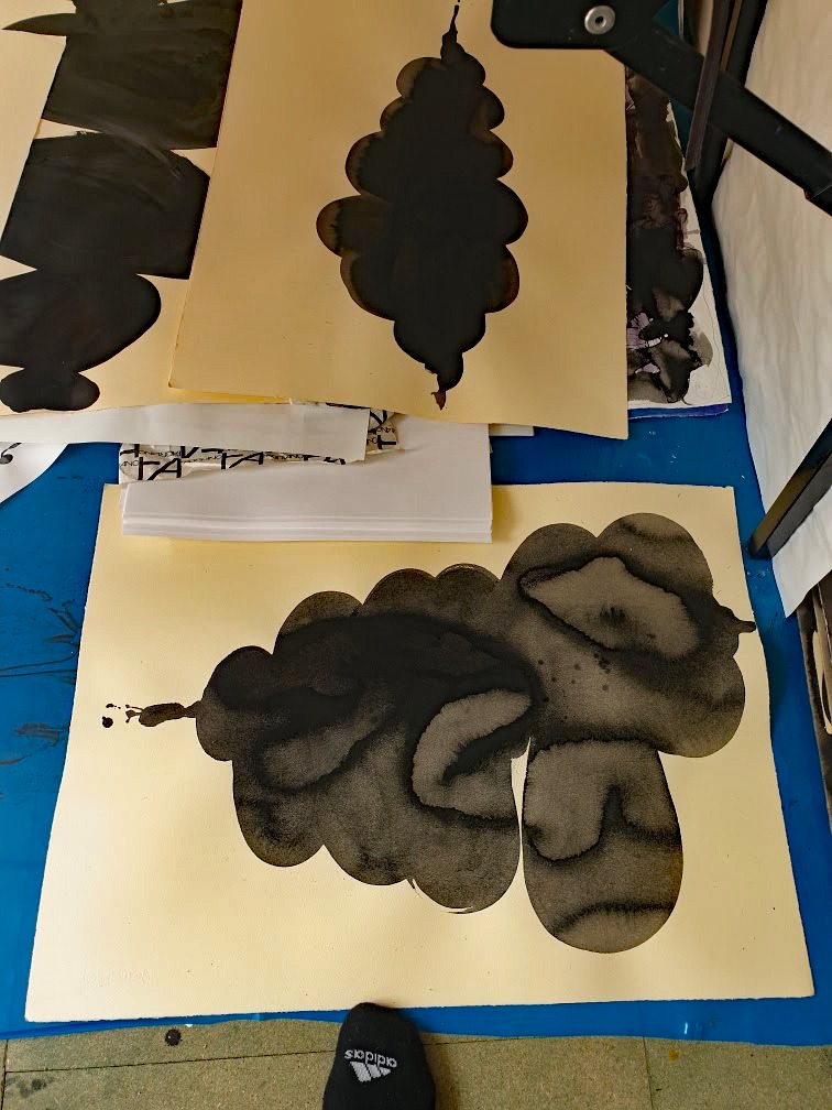 Component. From the 'Components' series of ink drawings on 300 gsm Somerset paper. 'Components' is part of the 'The Machine' series project.