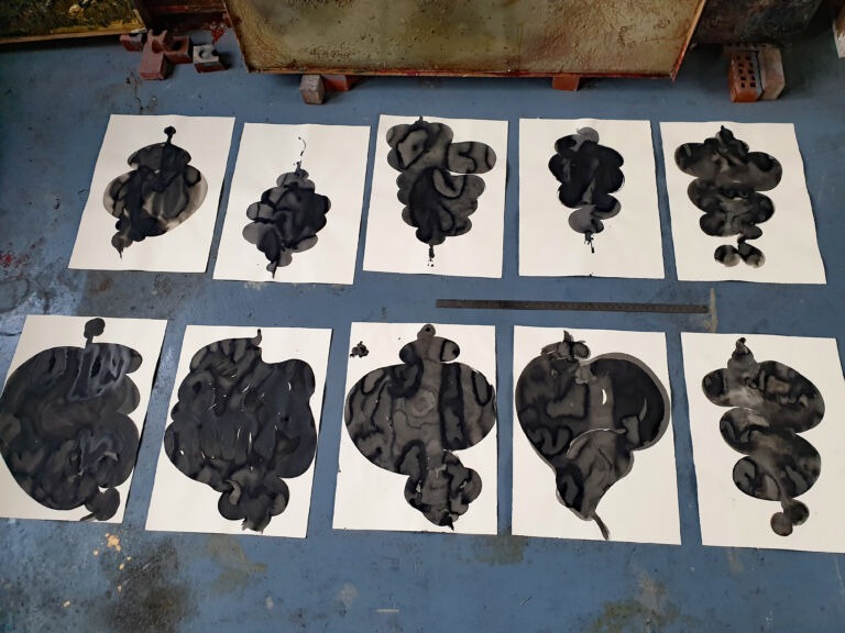 Component. From the 'Components' series of ink drawings on 300 gsm Somerset paper. 'Components' is part of the 'The Machine' series project.