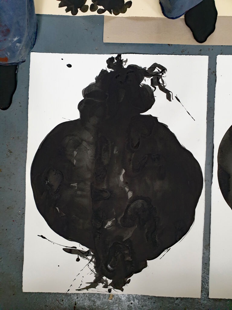 Component. From the 'Components' series of ink drawings on 300 gsm Somerset paper. 'Components' is part of the 'The Machine' series project.