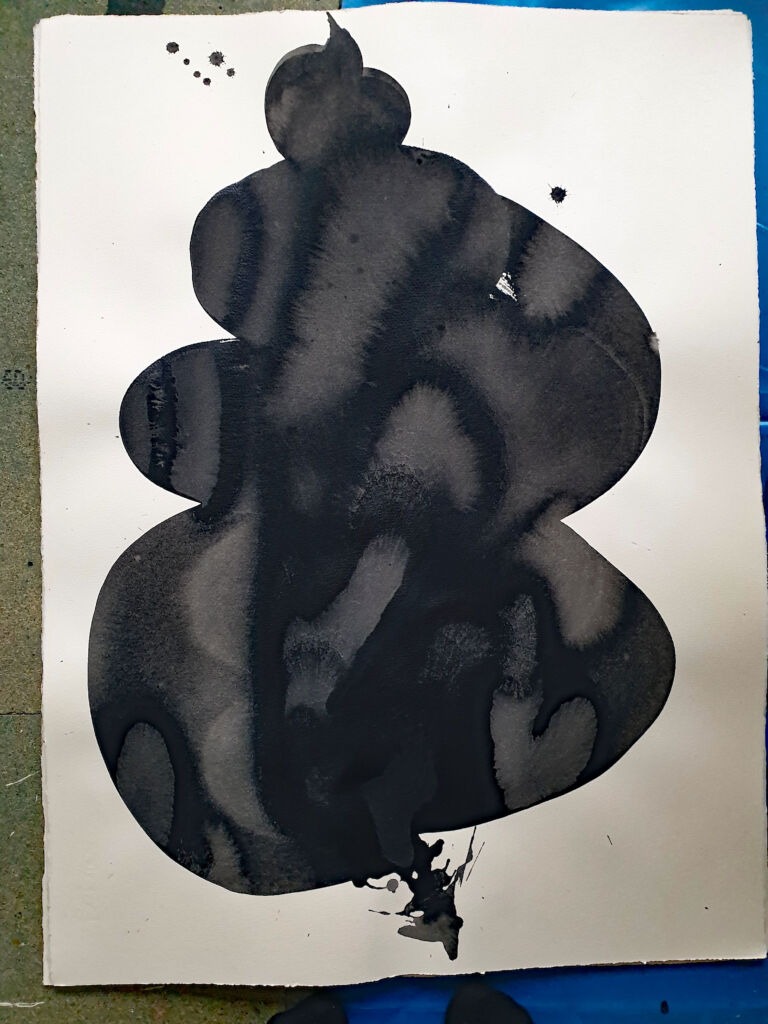 Component. From the 'Components' series of ink drawings on 300 gsm Somerset paper. 'Components' is part of the 'The Machine' series project.