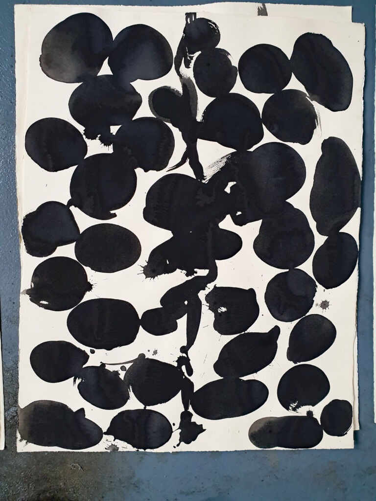 Component. From the 'Components' series of ink drawings on 300 gsm Somerset paper. 'Components' is part of the 'The Machine' series project.