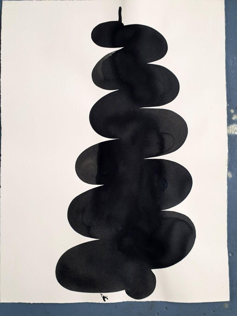 Component. From the 'Components' series of ink drawings on 300 gsm Somerset paper. 'Components' is part of the 'The Machine' series project.