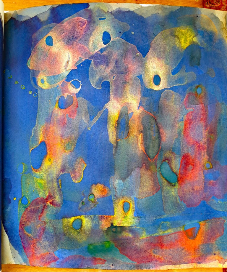 Books of ink drawings, 2018 to 2022. For the project, Hidden Kingdoms Shifting Worlds.