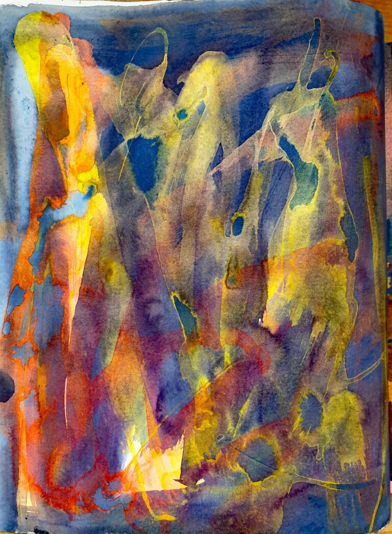 Books of ink drawings, 2018 to 2022. For the project, Hidden Kingdoms Shifting Worlds.