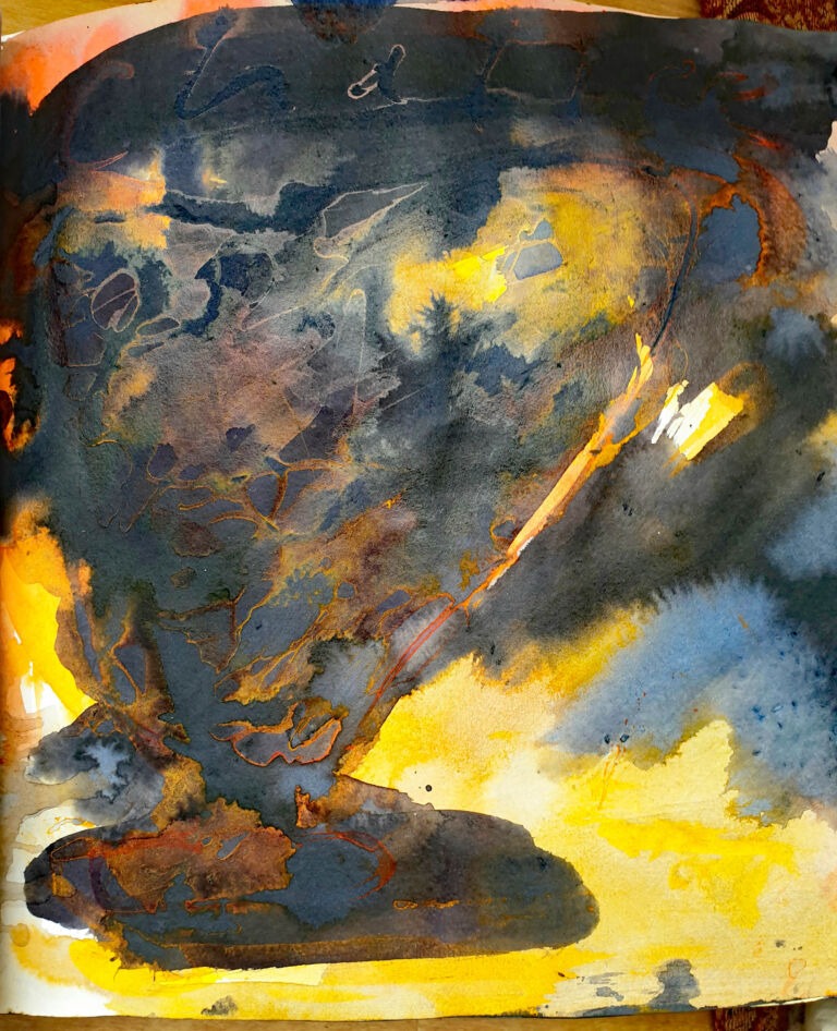 Books of ink drawings, 2018 to 2022. For the project, Hidden Kingdoms Shifting Worlds.