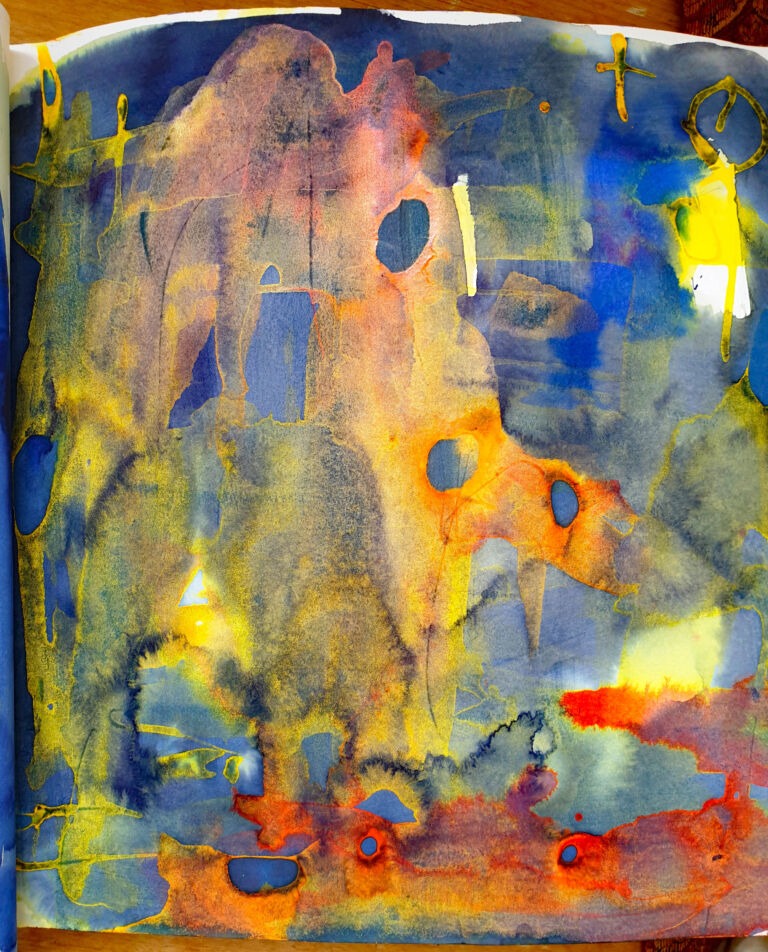 Books of ink drawings, 2018 to 2022. For the project, Hidden Kingdoms Shifting Worlds.