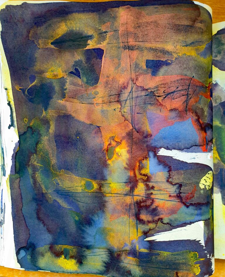 Books of ink drawings, 2018 to 2022. For the project, Hidden Kingdoms Shifting Worlds.