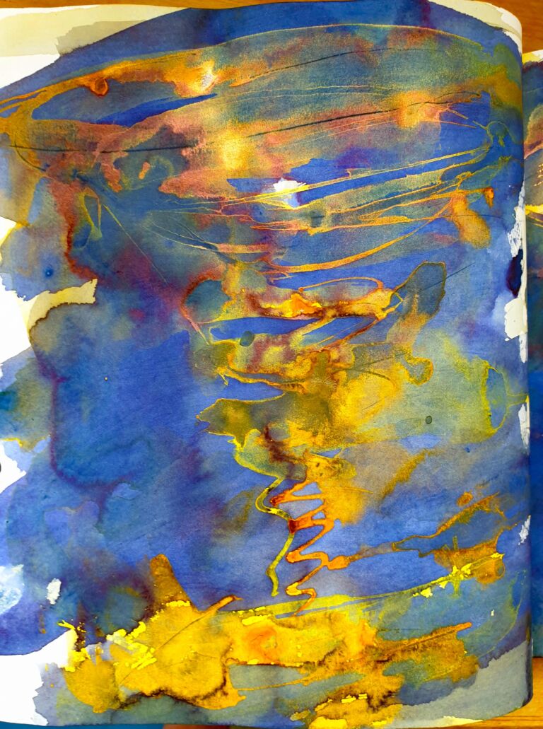 Books of ink drawings, 2018 to 2022. For the project, Hidden Kingdoms Shifting Worlds.