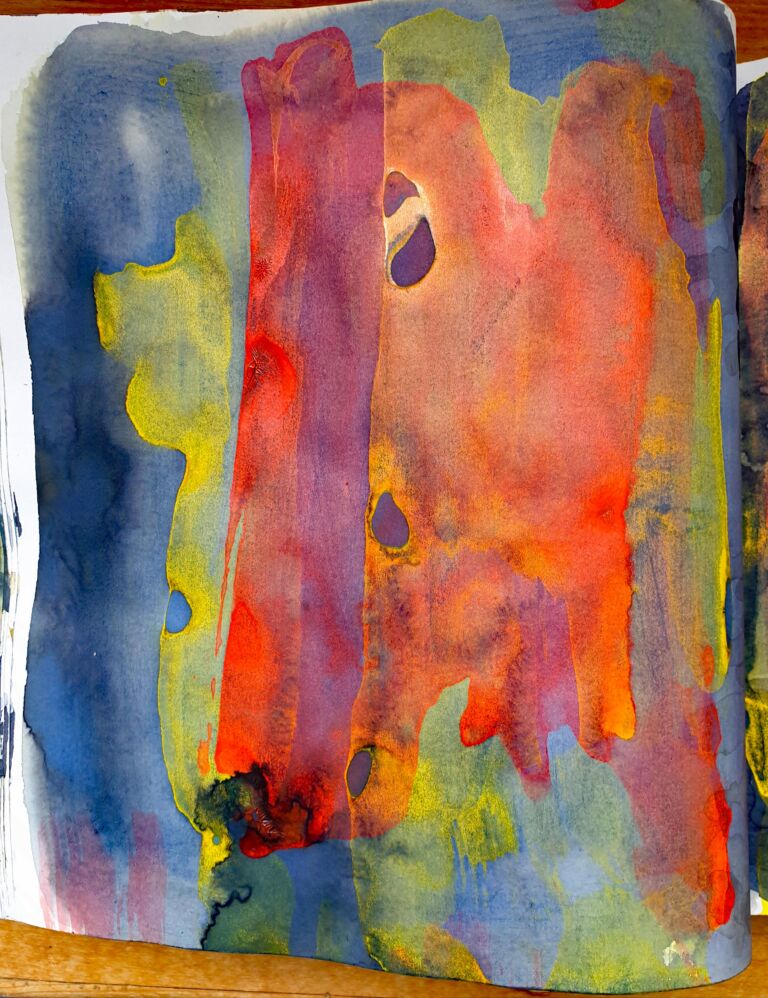 Books of ink drawings, 2018 to 2022. For the project, Hidden Kingdoms Shifting Worlds.