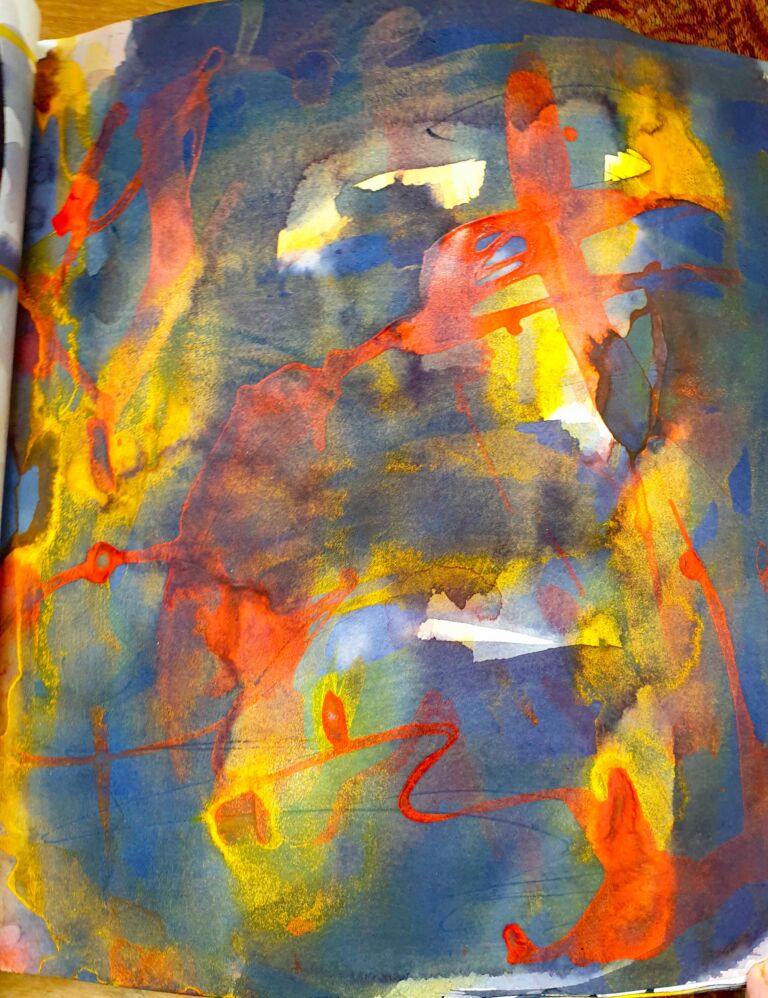 Books of ink drawings, 2018 to 2022. For the project, Hidden Kingdoms Shifting Worlds.