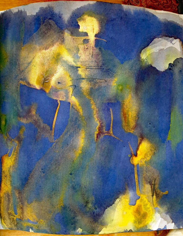 Books of ink drawings, 2018 to 2022. For the project, Hidden Kingdoms Shifting Worlds.