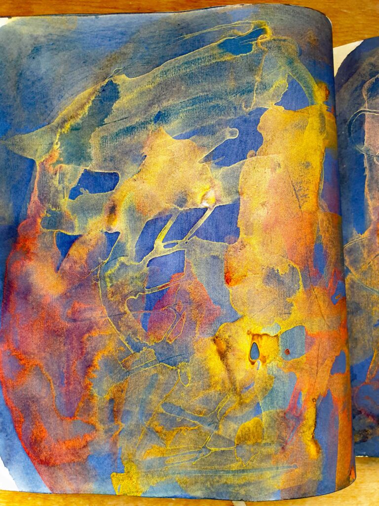 Books of ink drawings, 2018 to 2022. For the project, Hidden Kingdoms Shifting Worlds.