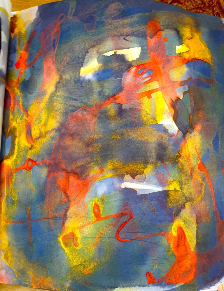 Books of ink drawings, 2018 to 2022. For the project, Hidden Kingdoms Shifting Worlds.