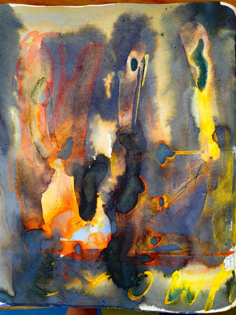 Books of ink drawings, 2018 to 2022. For the project, Hidden Kingdoms Shifting Worlds.