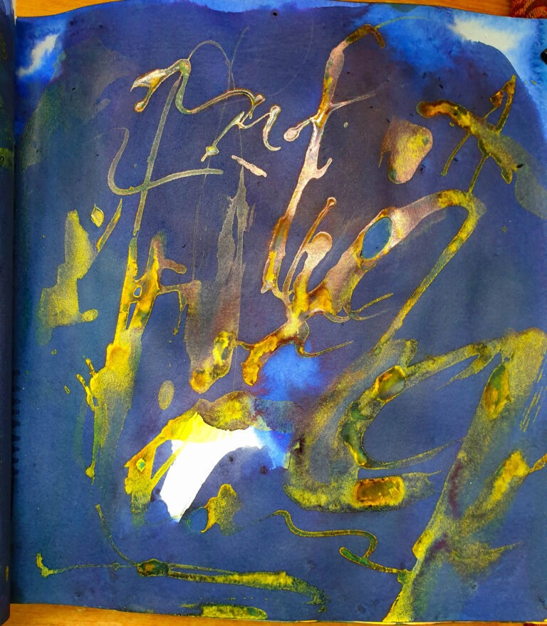 Books of ink drawings, 2018 to 2022. For the project, Hidden Kingdoms Shifting Worlds.