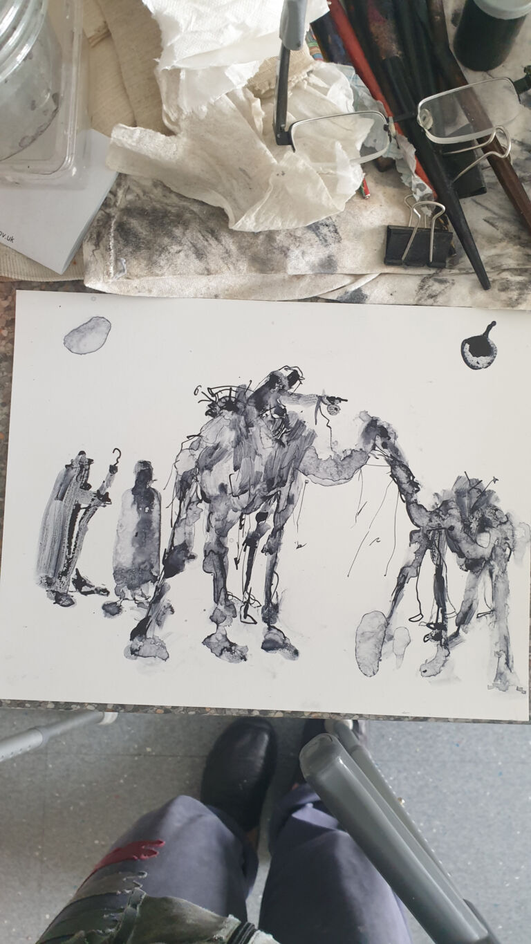 Spring 2026: Pen and ink washes on A4 300gsm paper